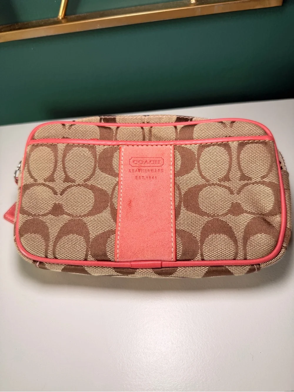 Coach Signature Canvas Belt Bag